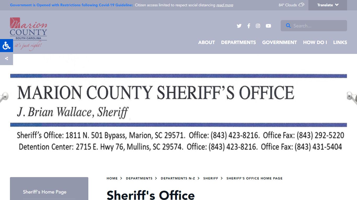 Sheriff's Office - Marion County